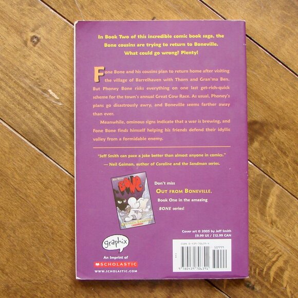 Bone The Great Cow Race Jeff Smith Scholastic 1st Printing 2005 Comic Comedy - Picture 5 of 5